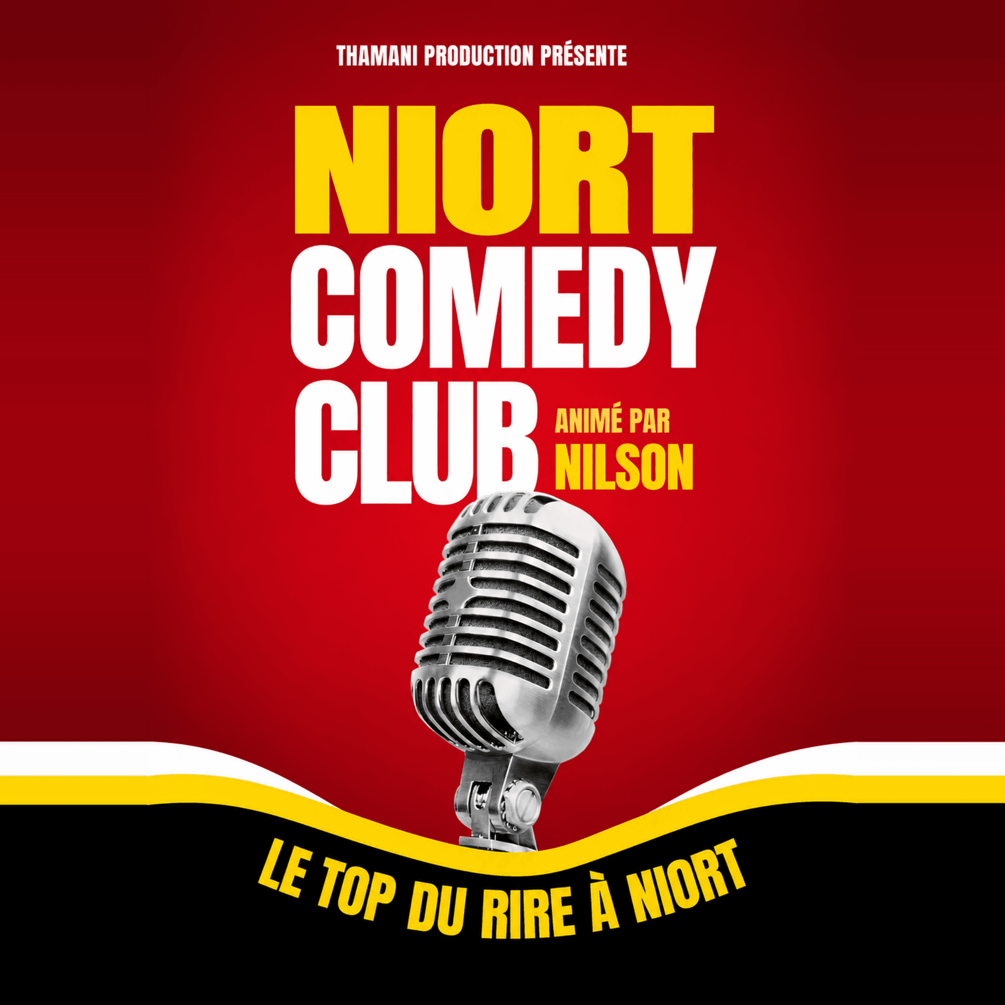 Visuel carré officiel — Niort Comedy Club