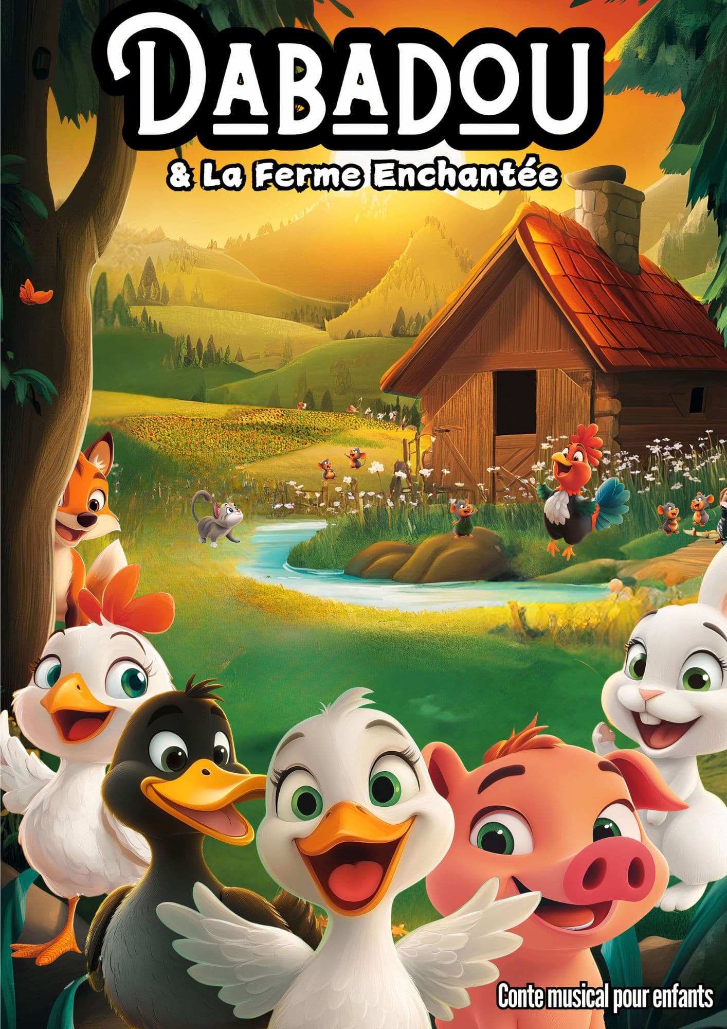 Affiche officielle pour Dabadou & la ferme enchantée