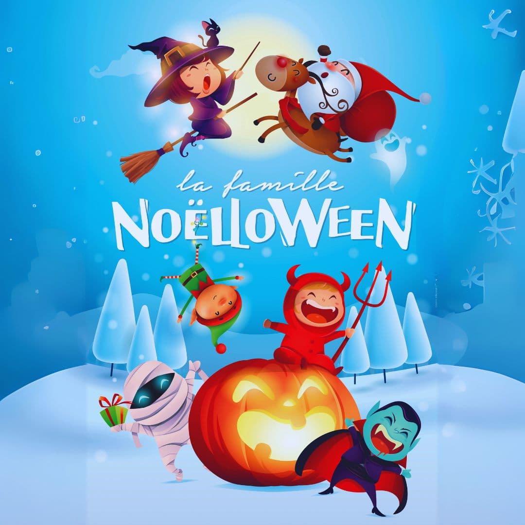 Visuel carré officiel — La Famille Noëlloween