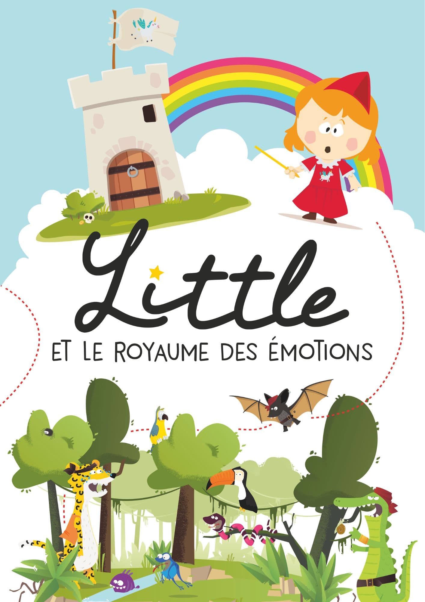 Affiche officielle pour Little et le royaume des émotions